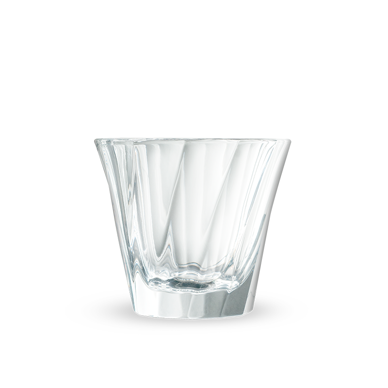 שישיית כוסות טוויסטד זכוכית שקופה מקולקציית אורבן גלאס - Urban Glass