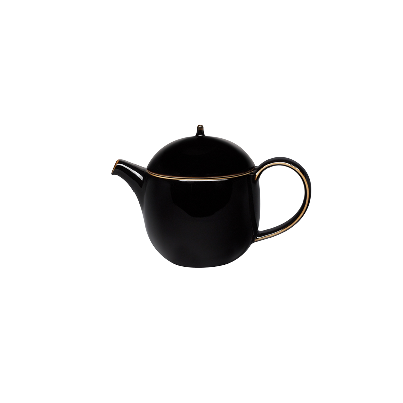 קנקן תה עם בית חליטה 0.4 ליטר מקולקציית סטודיו שחור - Studio Tenmoku