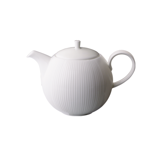 קנקן תה עם בית חליטה 600 מ״ל בצבע לבן קלאסי - Flute