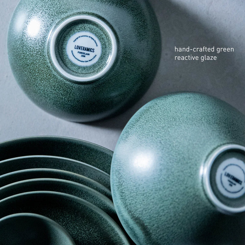 צלחת מרק 22 ס״מ מקולקציית סטודיו ירוק כהה מט - Studio Matte Dark Green